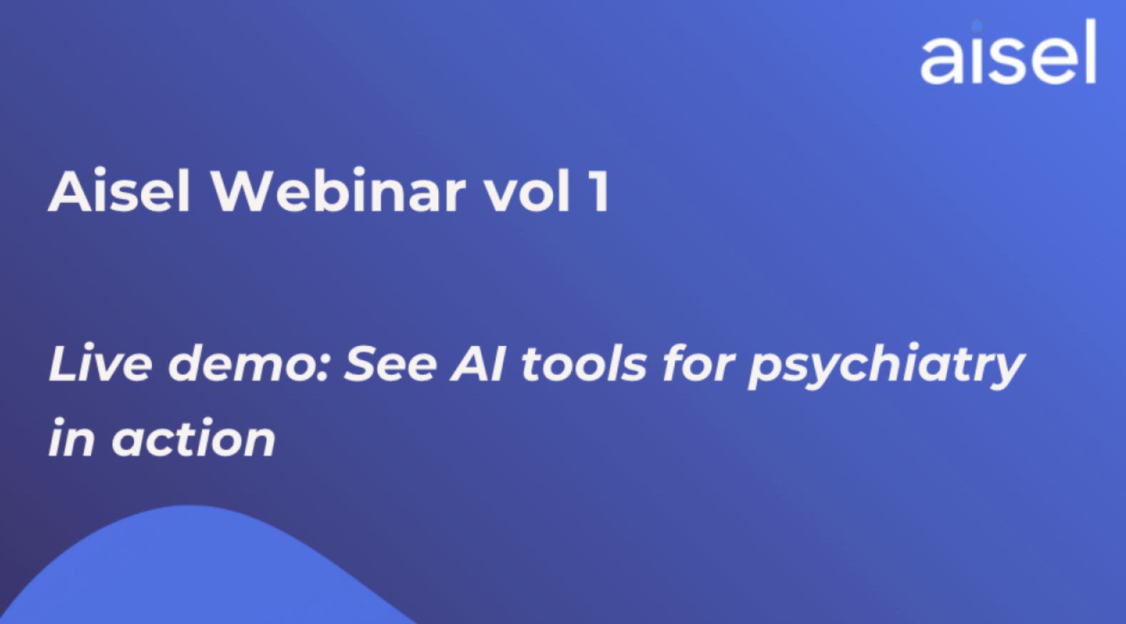 Live demo: See AI tools for psychiatry in action